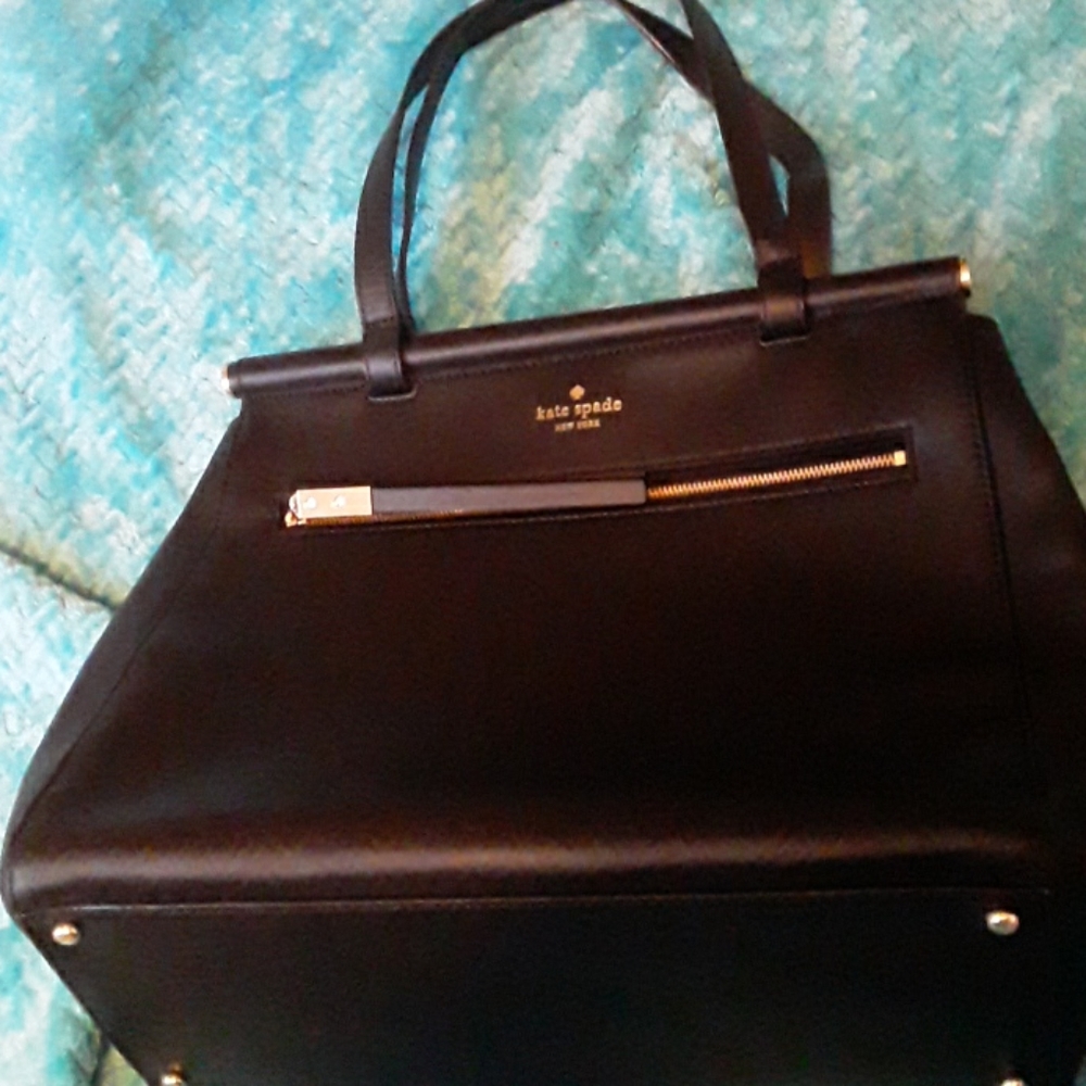 A black purse